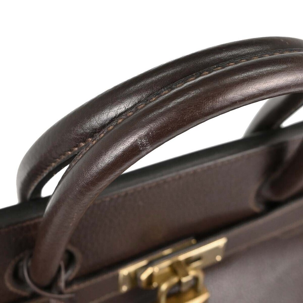 Hermes HAC Birkin Brown Ardennes with Gold Hardware 45 - Picture 9 of 16